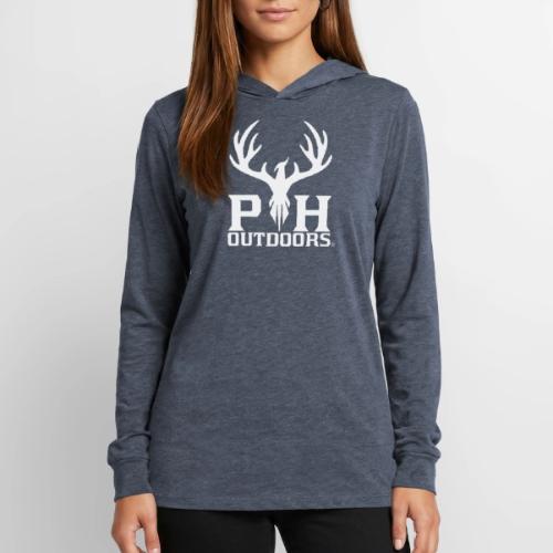 PH Outdoors® White Logo - Unisex Long Sleeve Hoodie Shirt