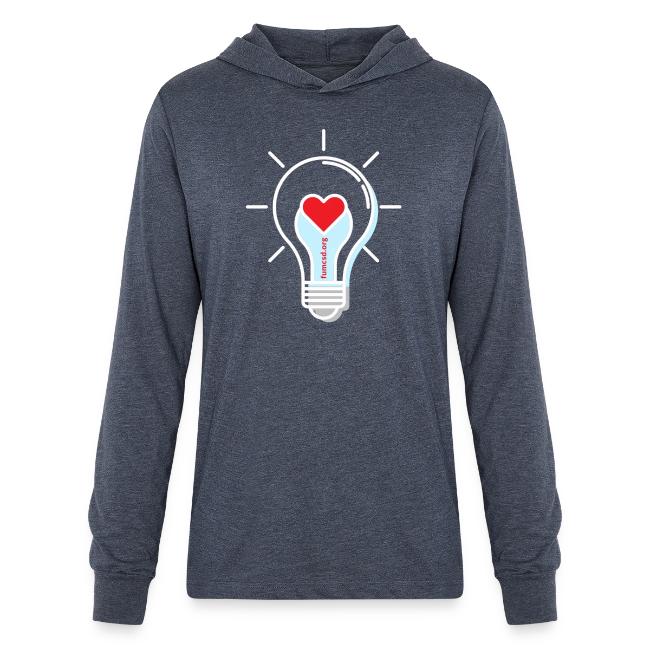 FUMCSD Heart Light Bulb - White Lines