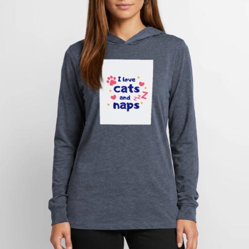 I Love Cats and Naps - Unisex Long Sleeve Hoodie Shirt