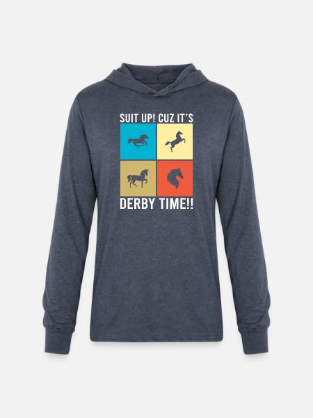 Der 1 1 - Unisex Long Sleeve Hoodie Shirt - heather navy