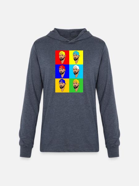 Nick Kyrgios - Unisex Long Sleeve Hoodie Shirt - heather navy