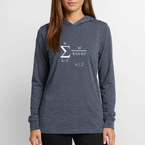Poly Formula (white) - Unisex Long Sleeve Hoodie Shirt
