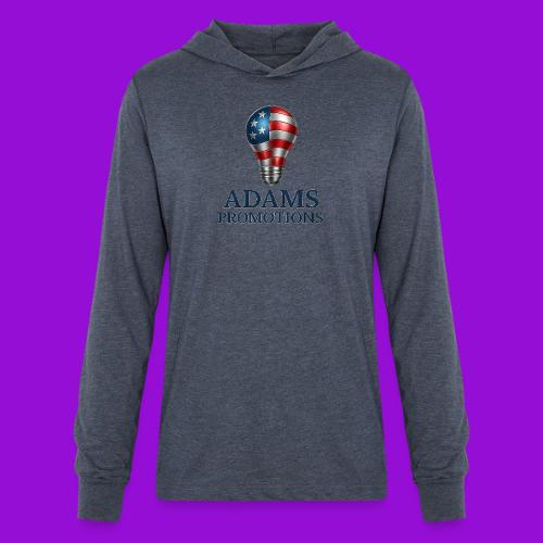 Adams promotions American flag metallic light bulb - Unisex Long Sleeve Hoodie Shirt