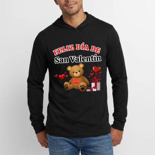 Valentine's Day Celebration Bears Love Hearts. - Unisex Long Sleeve Hoodie Shirt