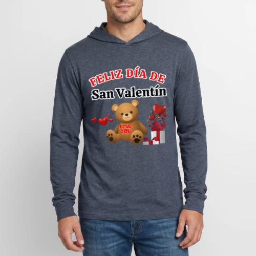 Valentine's Day Celebration Bears Love Hearts. - Unisex Long Sleeve Hoodie Shirt