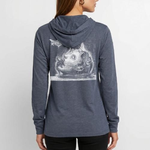 Decorpsetated - Human Words album cover, white - Unisex Long Sleeve Hoodie Shirt