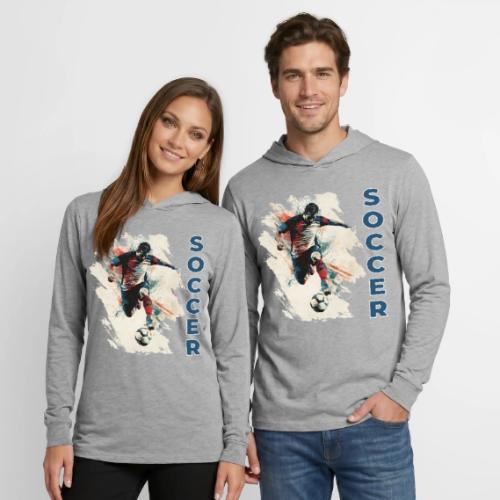 Soccer Power Move - Unisex Long Sleeve Hoodie Shirt