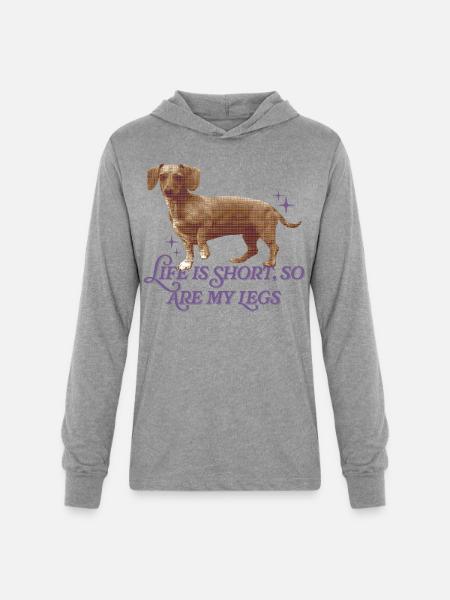 Life Is Short  - Unisex Long Sleeve Hoodie Shirt - heather grey