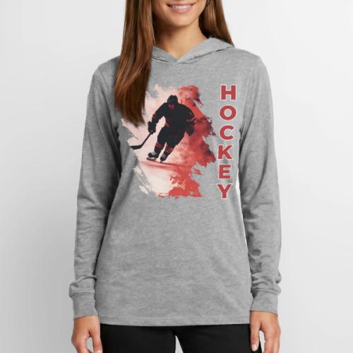 Hockey Fire - Unisex Long Sleeve Hoodie Shirt
