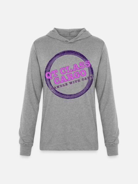 Cutie Class - Unisex Long Sleeve Hoodie Shirt - heather grey