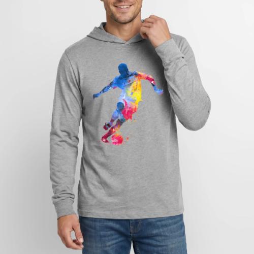 Soccer: Splash Kick - Unisex Long Sleeve Hoodie Shirt