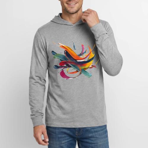 Colorful Waves - Unisex Long Sleeve Hoodie Shirt