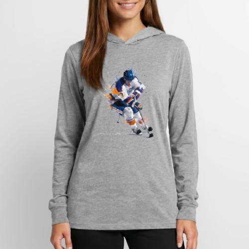 Hockey: Icy Streaks - Unisex Long Sleeve Hoodie Shirt