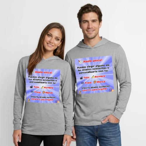 Personalized Souvenirs with Photo, Phrase, Design - Unisex Long Sleeve Hoodie Shirt