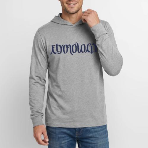 Etymology Ambigram - Unisex Long Sleeve Hoodie Shirt