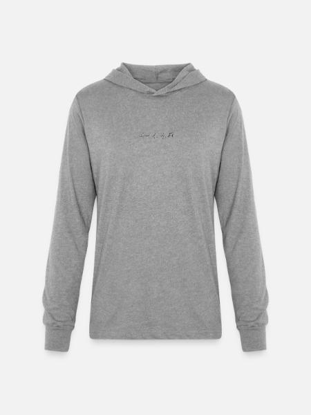 Please upload design - Unisex Long Sleeve Hoodie Shirt - heather grey