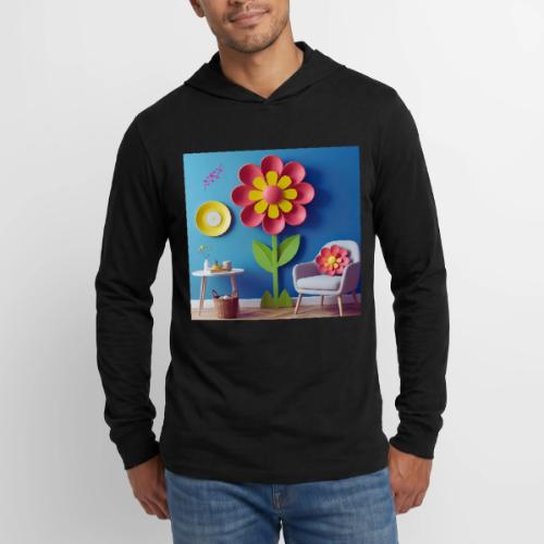 Flower design and harmony of environmental well-be - Unisex Long Sleeve Hoodie Shirt