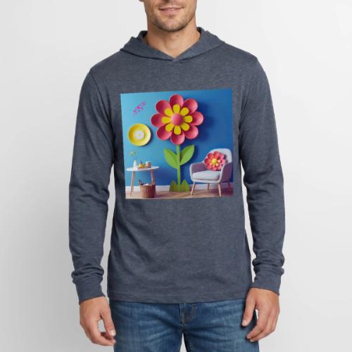 Flower design and harmony of environmental well-be - Unisex Long Sleeve Hoodie Shirt