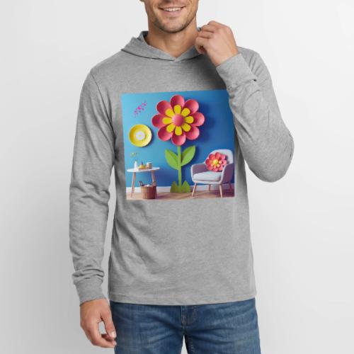 Flower design and harmony of environmental well-be - Unisex Long Sleeve Hoodie Shirt