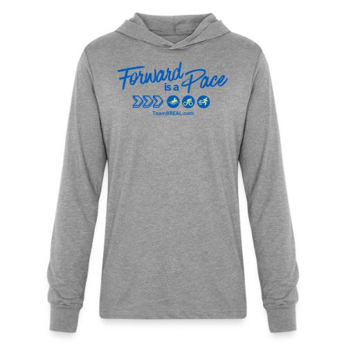Forward Is A Pace light - Unisex Long Sleeve Hoodie Shirt