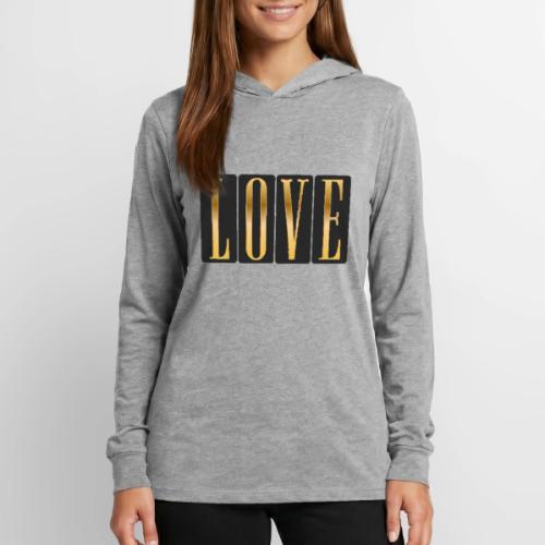 Golden Love - Unisex Long Sleeve Hoodie Shirt