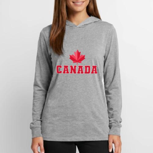 Canada with a maple leaf - Unisex Long Sleeve Hoodie Shirt
