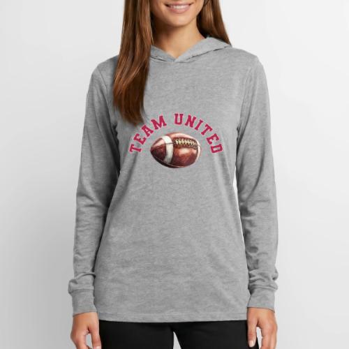 Team United American Football Design - Unisex Long Sleeve Hoodie Shirt