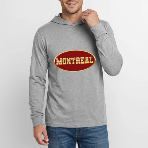 Montreal in Gold - Unisex Long Sleeve Hoodie Shirt