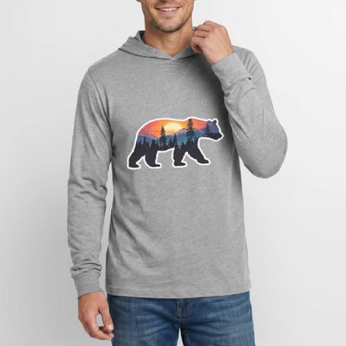 Mountain Spirit Bear - Unisex Long Sleeve Hoodie Shirt