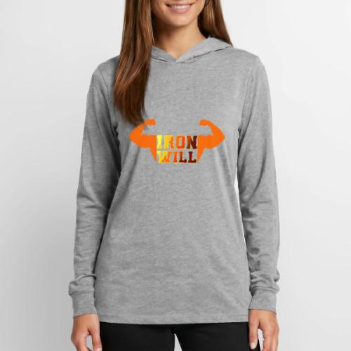 Bodybuilding: Iron Will Power - Unisex Long Sleeve Hoodie Shirt