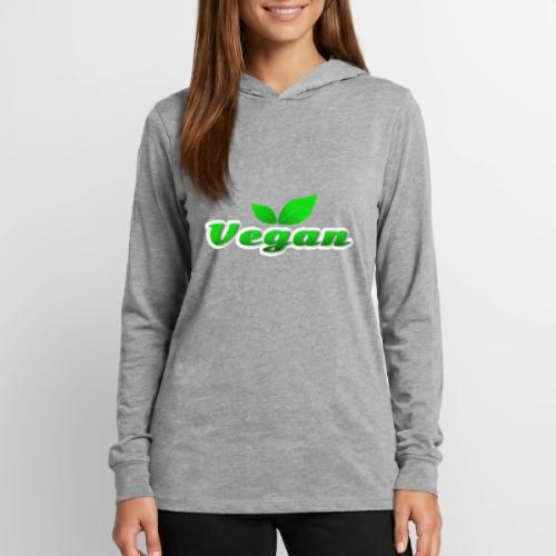 Pure Vegan Leaves - Unisex Long Sleeve Hoodie Shirt