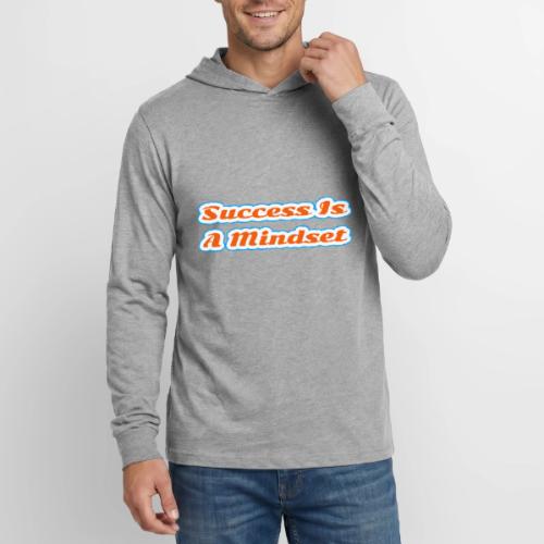 Success Is a Mindset — Motivational Glow Script - Unisex Long Sleeve Hoodie Shirt