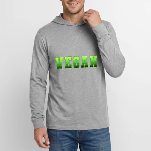Green Wave Vegan - Unisex Long Sleeve Hoodie Shirt
