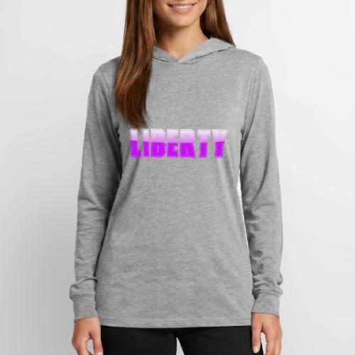Liberty Typography Graphic Design - Unisex Long Sleeve Hoodie Shirt