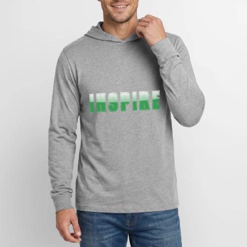 Inspire Word Art Design - Unisex Long Sleeve Hoodie Shirt