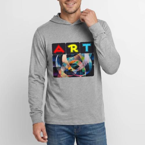 Art of Stripes and Shades - Unisex Long Sleeve Hoodie Shirt