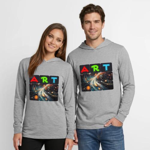 Swirls of Colorful Art - Unisex Long Sleeve Hoodie Shirt