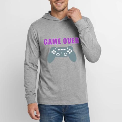 Game Over Gamer Controller Design - Unisex Long Sleeve Hoodie Shirt
