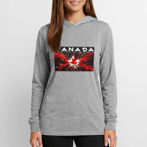 Canada Splash - Unisex Long Sleeve Hoodie Shirt