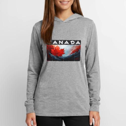 Canada Icon in Color - Unisex Long Sleeve Hoodie Shirt