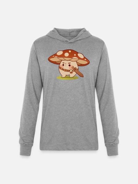 Forest Guardian - Unisex Long Sleeve Hoodie Shirt - heather grey