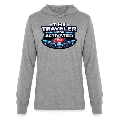 Time Traveler Mode – Futuristic Neon Sci-Fi Tee - Unisex Long Sleeve Hoodie Shirt