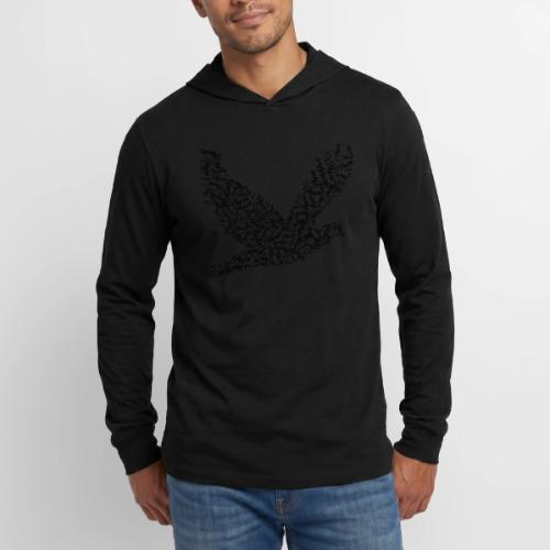 DOVE Peace in FLIGHT - Unisex Long Sleeve Hoodie Shirt