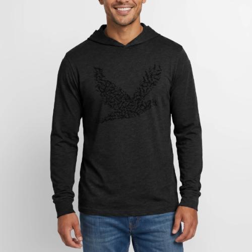 DOVE Peace in FLIGHT - Unisex Long Sleeve Hoodie Shirt