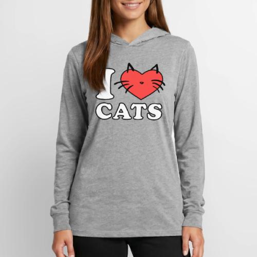 i love cats - Unisex Long Sleeve Hoodie Shirt