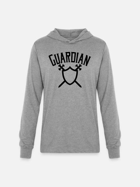 Everquest II Guardian - Unisex Long Sleeve Hoodie Shirt - heather grey