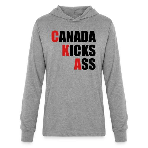 Canada Kicks Ass Vertical - Unisex Long Sleeve Hoodie Shirt