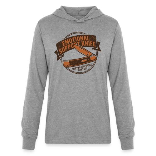 Emotional Support Knife - Funny EDC Pocket Knife - Unisex Long Sleeve Hoodie Shirt