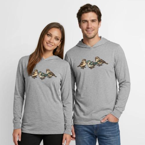 Three Little Birds - Unisex Long Sleeve Hoodie Shirt