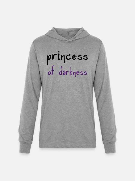 Princess of Darkness - Unisex Long Sleeve Hoodie Shirt - heather grey
